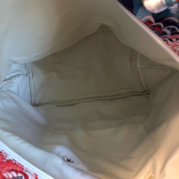 NWOT Paper Store Gold and Floral Tote Bag - Picture 5 of 5